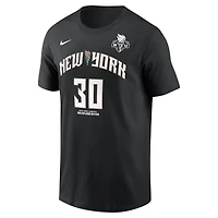T-shirt unisexe avec nom et numéro Nike Breanna Stewart noir New York Liberty Explorer Edition