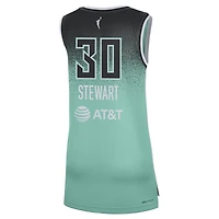 Maillot de joueur unisexe Nike Breanna Stewart Mint New York Liberty Rebel Edition