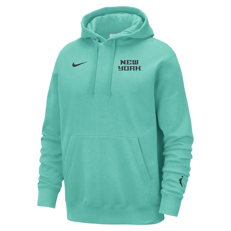 Sweat à capuche unisexe Nike New York Liberty Standard Issue Rebel Edition couleur menthe