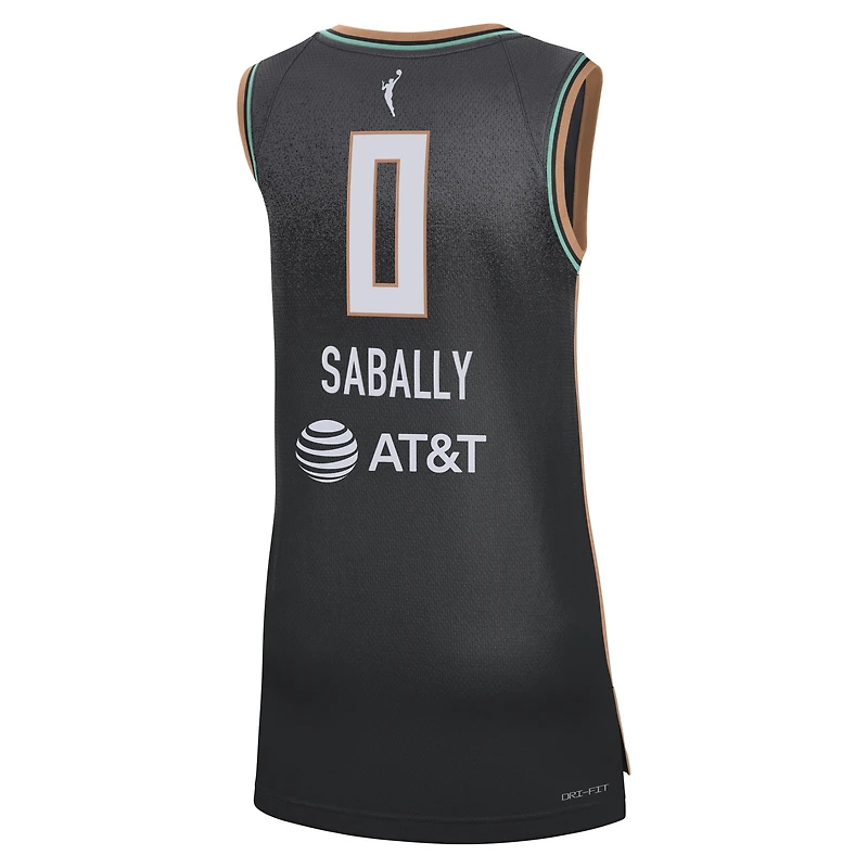 Unisex Nike Satou Sabally Black New York Liberty Explorer Edition Victory Jersey