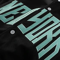 Unisex Playa Society  Black New York Liberty Full-Button Baseball Jersey