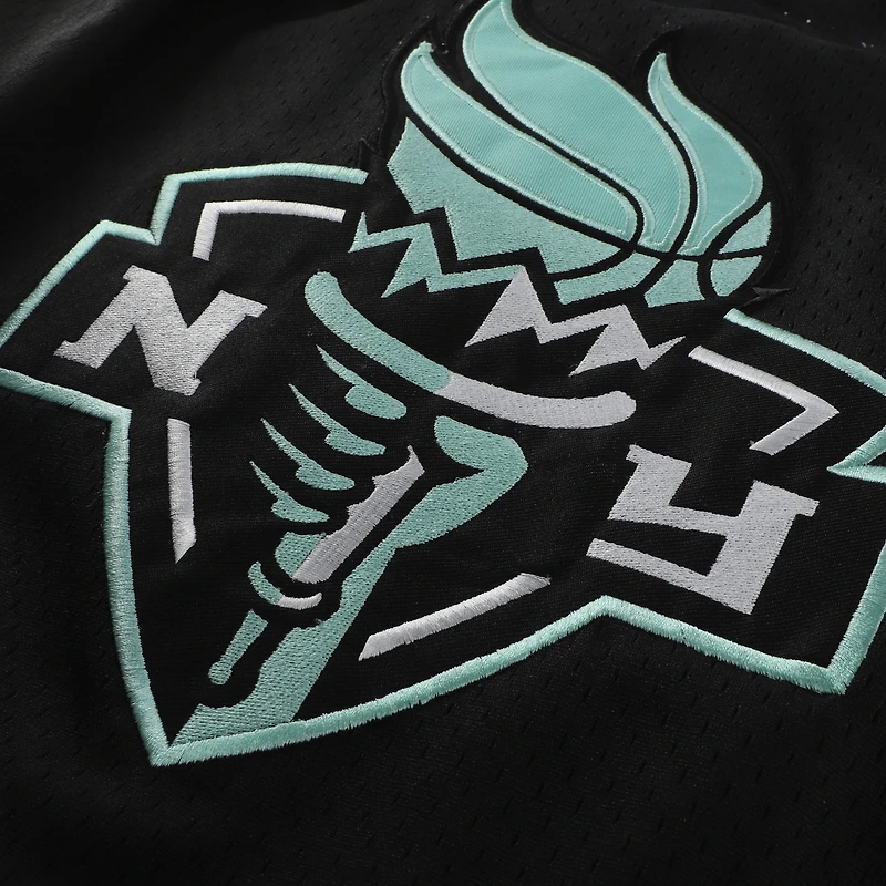 Unisex Playa Society  Black New York Liberty Full-Button Baseball Jersey