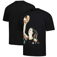 T-shirt unisexe noir Sabrina Ionescu, motif Liberty de New York, Playa Society