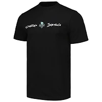 T-shirt unisexe round21 Sabrina Ionescu noir New York Liberty Player Signature nom et numéro