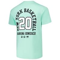T-shirt unisexe Sabrina Ionescu Mint New York Liberty Player ID Arch