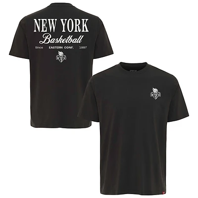 Unisex Sportiqe Anthracite New York Liberty Athletic Club Collection Duke Relaxed Fit Premium T-Shirt