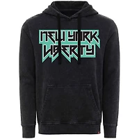 Sweat à capuche unisexe Sportiqe noir New York Liberty Rock & Roll Collection Jimi Mineral Wash