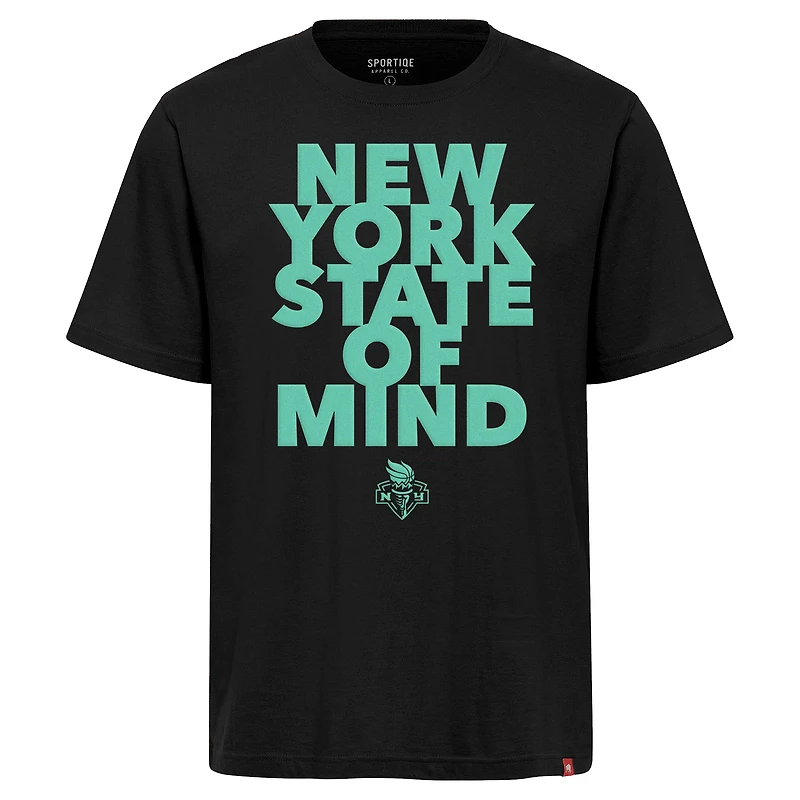 Unisex Sportiqe Black New York Liberty State of Mind Duke T-Shirt