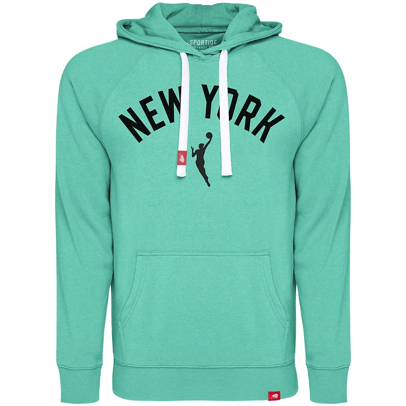 Sweat à capuche unisexe Sportiqe Mint New York Liberty Olsen Tri-Blend