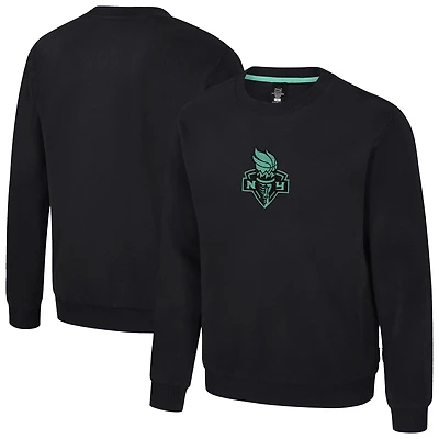 Sweat-shirt unisexe Stadium Essentials noir New York Liberty Club Level