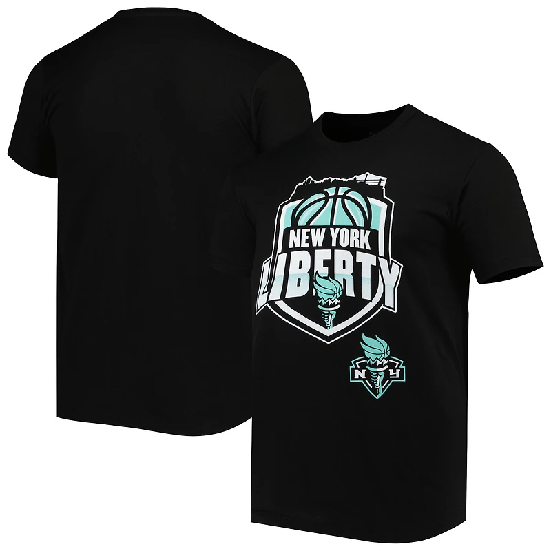T-shirt unisexe Stadium Essentials noir New York Liberty Crest