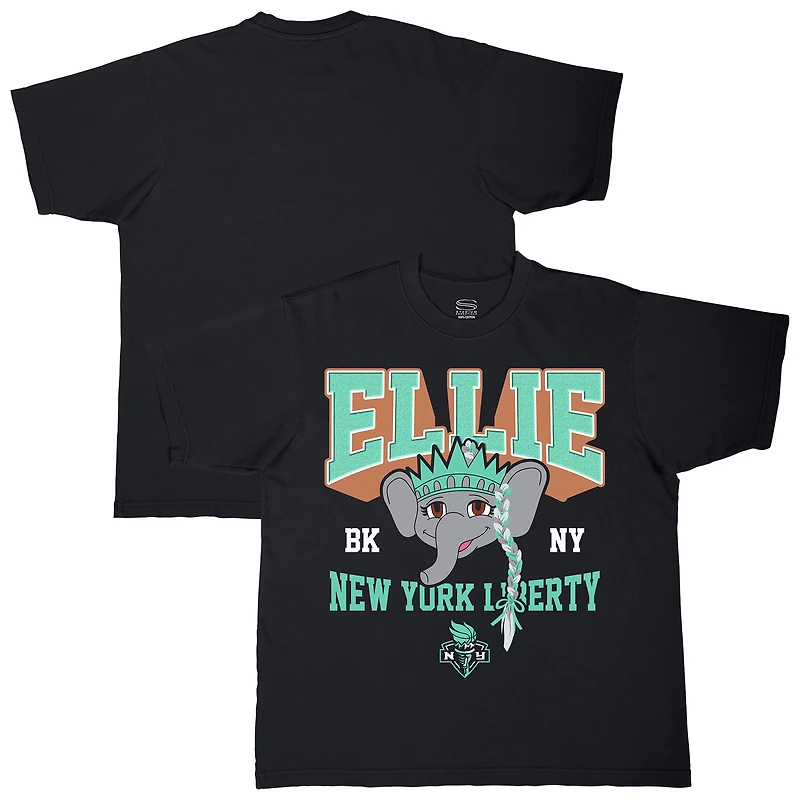 T-shirt unisexe Stadium Essentials noir New York Liberty Most Valuable Mascot Urban Premium