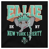 T-shirt unisexe Stadium Essentials noir New York Liberty Most Valuable Mascot Urban Premium