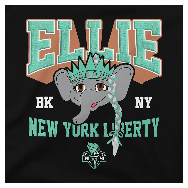 Unisex Stadium Essentials Black New York Liberty Most Valuable Mascot Urban Premium T-Shirt