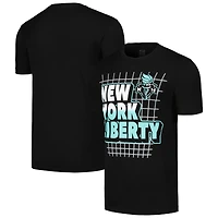 T-shirt unisexe Stadium Essentials noir New York Liberty épelé