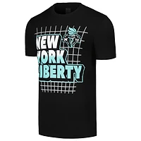 T-shirt unisexe Stadium Essentials noir New York Liberty épelé