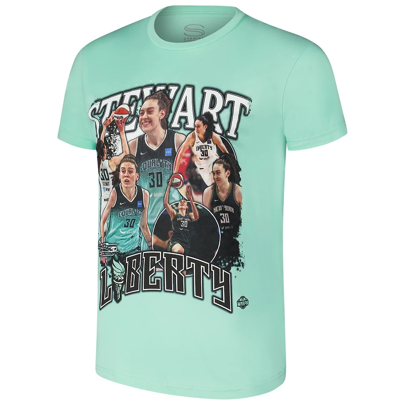 Unisex Stadium Essentials Breanna Stewart Mint New York Liberty Crossroads Player T-Shirt