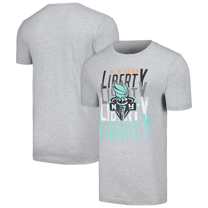 T-shirt unisexe Stadium Essentials Heather Grey New York Liberty Dedication