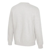 Unisex Stadium Essentials Oatmeal New York Liberty Sky High Fleece Crew Neck Sweatshirt