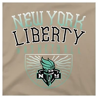 T-shirt unisexe Stadium Essentials Sand New York Liberty Rays Up Urban Premium coupe décontractée