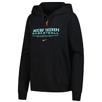Sweat à capuche Nike New York Liberty Club City noir pour femme