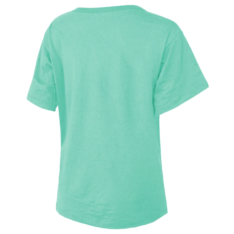 T-shirt boxy premium pour femme Majestic Threads Mint New York Liberty The Edge