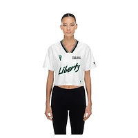 Women's New Era White York Liberty Sport Classics Capsule Boxy Cropped Fashion Jersey