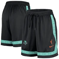 Women's Nike Black New York Liberty Crossover Practice Shorts
