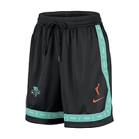 Women's Nike Black New York Liberty Crossover Practice Shorts