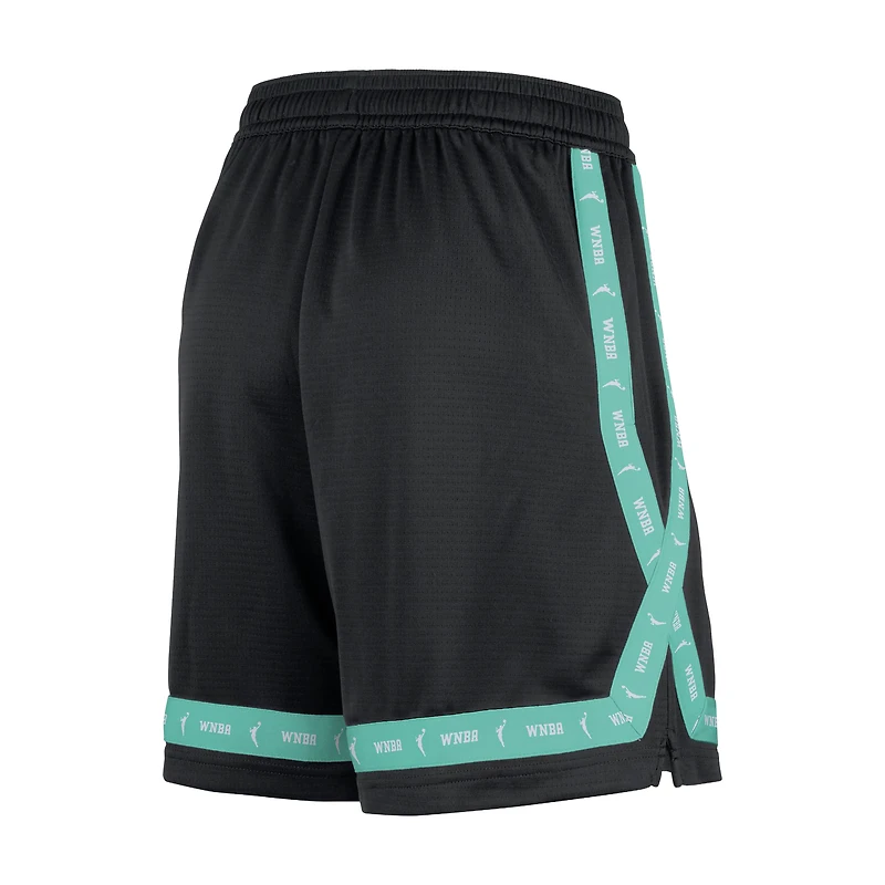Women's Nike Black New York Liberty Crossover Practice Shorts