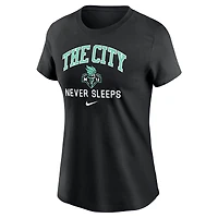 Women's Nike Black New York Liberty The City Never Sleeps T-Shirt