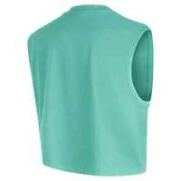 Women's Nike Mint New York Liberty 2026 Authentic On-Court Sleeveless Cropped T-Shirt