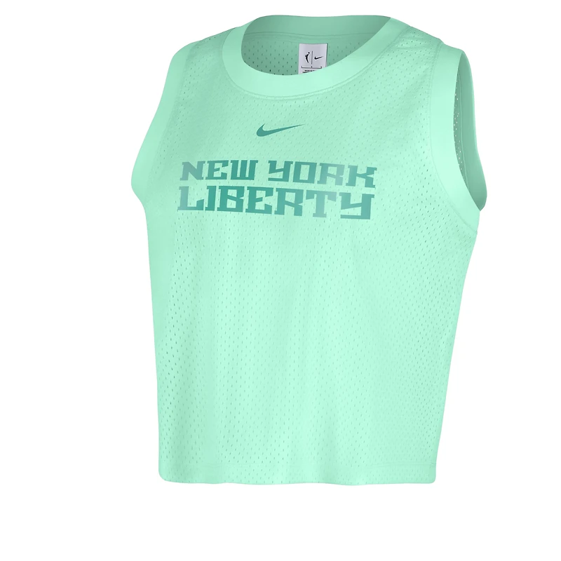 Women's Nike  Mint New York Liberty Mesh Tank Top