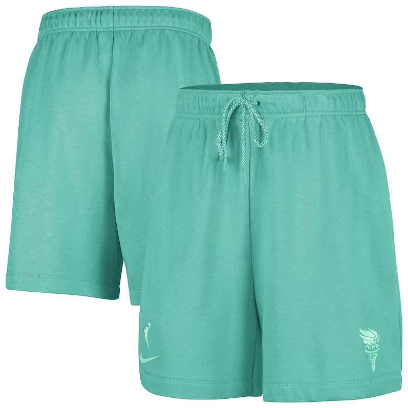 Women's Nike  Mint New York Liberty Performance Fleece Shorts