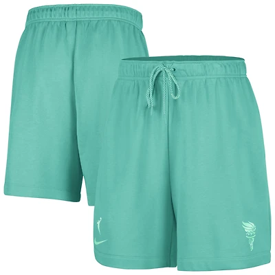 Women's Nike  Mint New York Liberty Performance Fleece Shorts