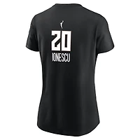 Women's Nike Sabrina Ionescu Black New York Liberty Name & Number Explorer Edition T-Shirt