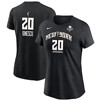 T-shirt Nike Sabrina Ionescu noir New York Liberty, édition Explorer, pour femme