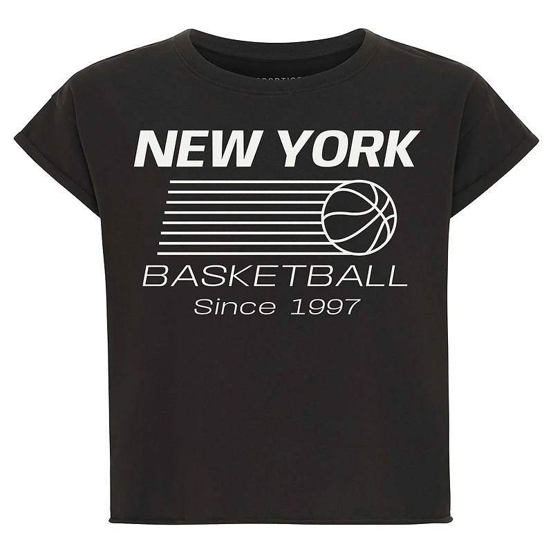 Women's Sportiqe Anthracite New York Liberty Athletic Club Collection Alana T-Shirt