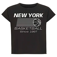 Women's Sportiqe Anthracite New York Liberty Athletic Club Collection Alana T-Shirt