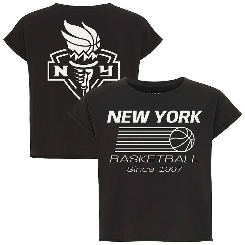 Women's Sportiqe Anthracite New York Liberty Athletic Club Collection Alana T-Shirt