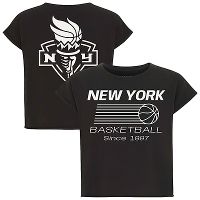 Women's Sportiqe Anthracite New York Liberty Athletic Club Collection Alana T-Shirt