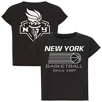 Women's Sportiqe Anthracite New York Liberty Athletic Club Collection Alana T-Shirt
