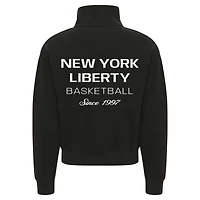 Pull-over à col zippé Marant anthracite de la collection Sportiqe New York Liberty Athletic Club pour femme