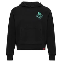 Sweat à capuche Ella noir New York Liberty State of Mind de Sportiqe pour femme