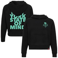 Sweat à capuche Ella noir New York Liberty State of Mind de Sportiqe pour femme