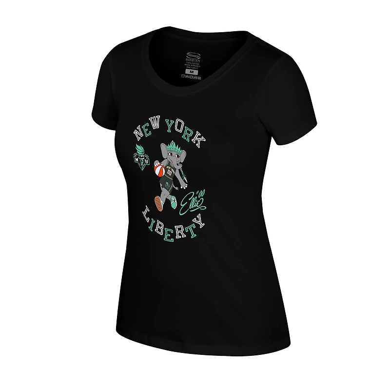 T-shirt à manches courtes NYLib Stadium Essentials WNBA Mascot Numéro Uno pour femme V120733 TEELADRIB WLNYLSS14501