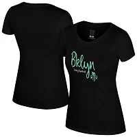 T-shirt noir Stadium Essentials pour femme, troisième quart-temps, New York Liberty