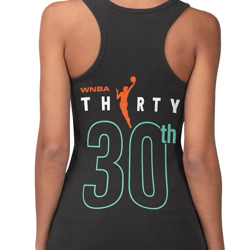 Women's Starter Black New York Liberty 30th Anniversary Preseason Tank Top