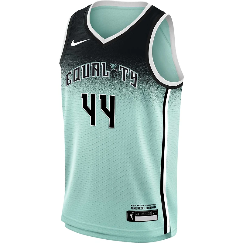 Maillot de joueur New York Liberty Swingman Nike Betnijah Laney Mint pour jeune - Édition rebelle