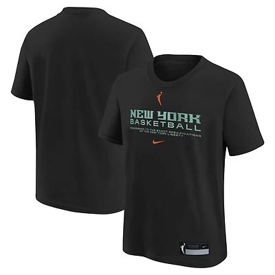 T-shirt Nike New York Liberty Legend Practice Performance noir pour jeune